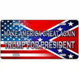 Make America Great Again Metal Novelty License Plate 24" x 12" (LLP)