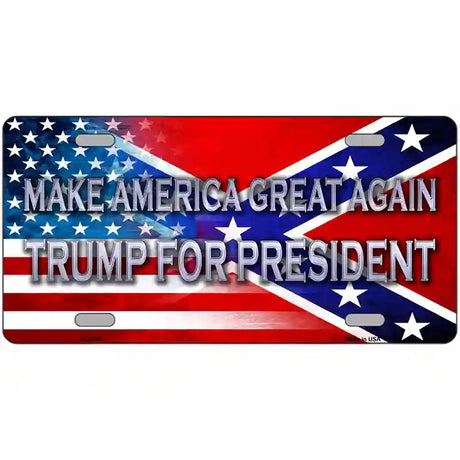 Make America Great Again Metal Novelty License Plate 24" x 12" (LLP)