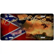 Gone With The Wind Metal Novelty License Plate 24" x 12" (LLP)