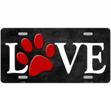 Love Metal Novelty License Plate 24" x 12" (LLP)