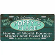 Poppys Place Metal Novelty License Plate 24" x 12" (LLP)