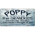 Poppy Is Here To Help Metal Novelty License Plate 24" x 12" (LLP)