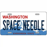 Space Needle Washington Metal Novelty License Plate 24" x 12" (LLP)