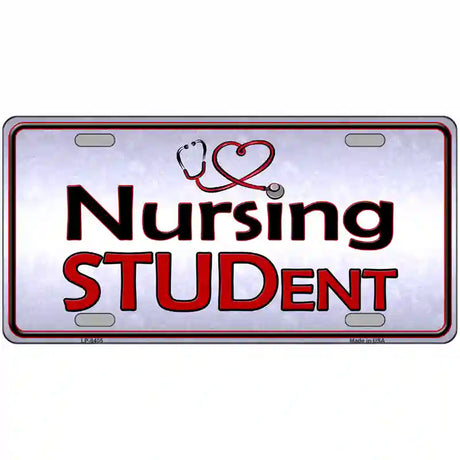 Nursing Student Metal Novelty License Plate 24" x 12" (LLP)