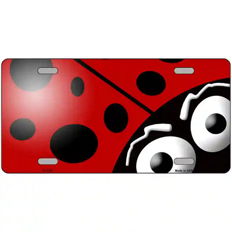 Lady Bug Metal Novelty License Plate 24" x 12" (LLP)