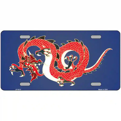 Dragon Novelty Metal License Plate 24" x 12" (LLP)