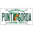 Punta Gorda Florida Metal Novelty License Plate 24" x 12" (LLP)