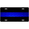 Police Diamond Thin Blue Line Metal Novelty License Plate 24" x 12" (LLP)