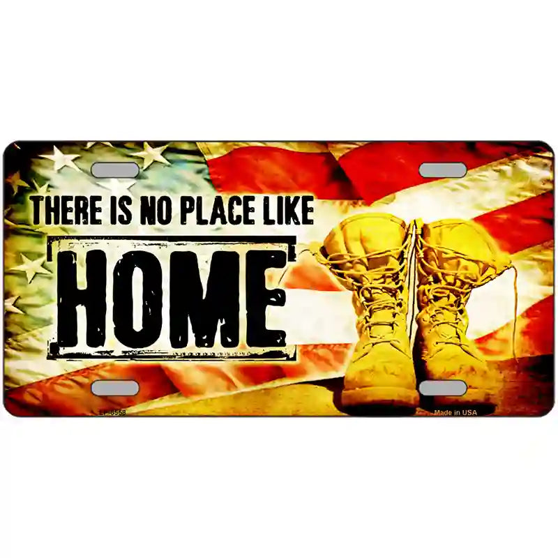 There Is No Place Like Home Metal Novelty License Plate 24" x 12" (LLP)