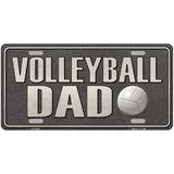 Volleyball Dad Metal Novelty License Plate 24" x 12" (LLP)