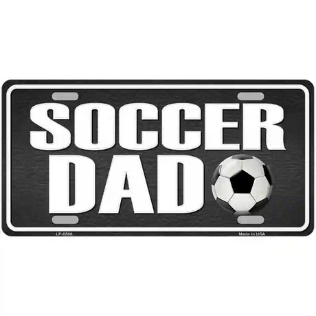 Soccer Dad Metal Novelty License Plate 24" x 12" (LLP)