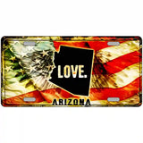 Arizona Love Metal Novelty License Plate 24" x 12" (LLP)