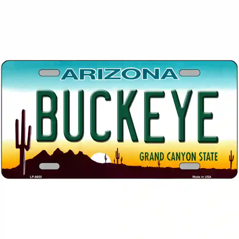 Buckeye Arizona Metal Novelty License Plate 24" x 12" (LLP)