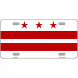 Washington DC Flag Metal Novelty License Plate 24" x 12" (LLP)