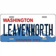 Leavenworth Washington Metal Novelty License Plate 24" x 12" (LLP)