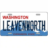 Leavenworth Washington Metal Novelty License Plate 24" x 12" (LLP)