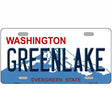 Greenlake Washington Metal Novelty License Plate 24" x 12" (LLP)