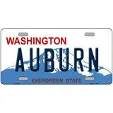 Auburn Washington Metal Novelty License Plate 24" x 12" (LLP)