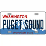 Puget Sound Washington Metal Novelty License Plate 24" x 12" (LLP)