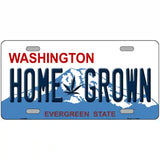 Home Grown Washington Metal Novelty License Plate 24" x 12" (LLP)