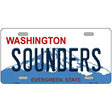 Sounders Washington Metal Novelty License Plate 24" x 12" (LLP)