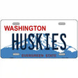 Huskies Washington Metal Novelty License Plate 24" x 12" (LLP)