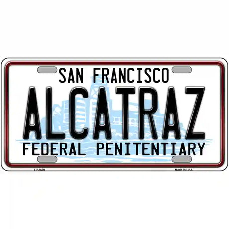 Alcatraz Metal Novelty License Plate 24" x 12" (LLP)