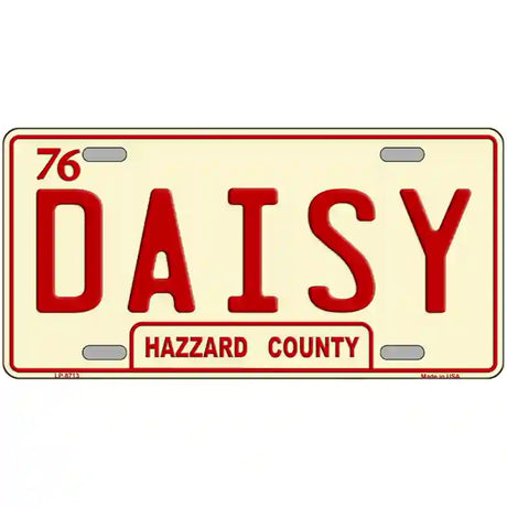 Daisy Metal Novelty License Plate 24" x 12" (LLP)