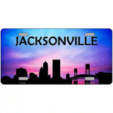 Jacksonville Silhouette Metal Novelty License Plate 24" x 12" (LLP)