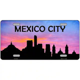 Mexico City Silhouette Metal Novelty License Plate 24" x 12" (LLP)