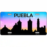 Puebla Silhouette Metal Novelty License Plate 24" x 12" (LLP)