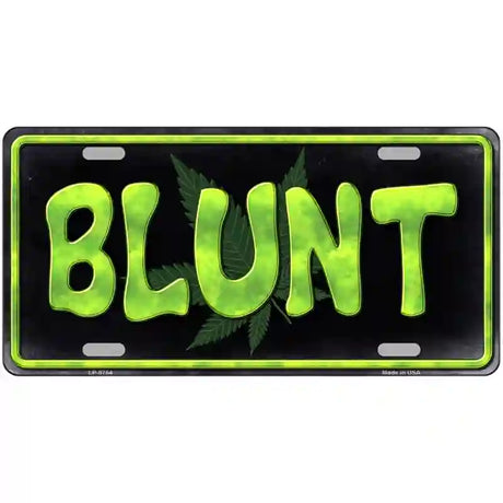 Blunt Metal Novelty License Plate 24" x 12" (LLP)