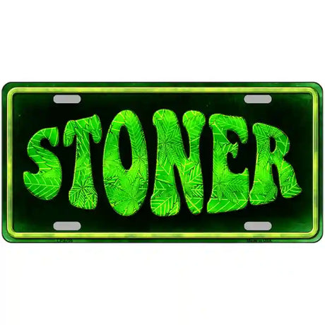 Stoner Metal Novelty License Plate 24" x 12" (LLP)