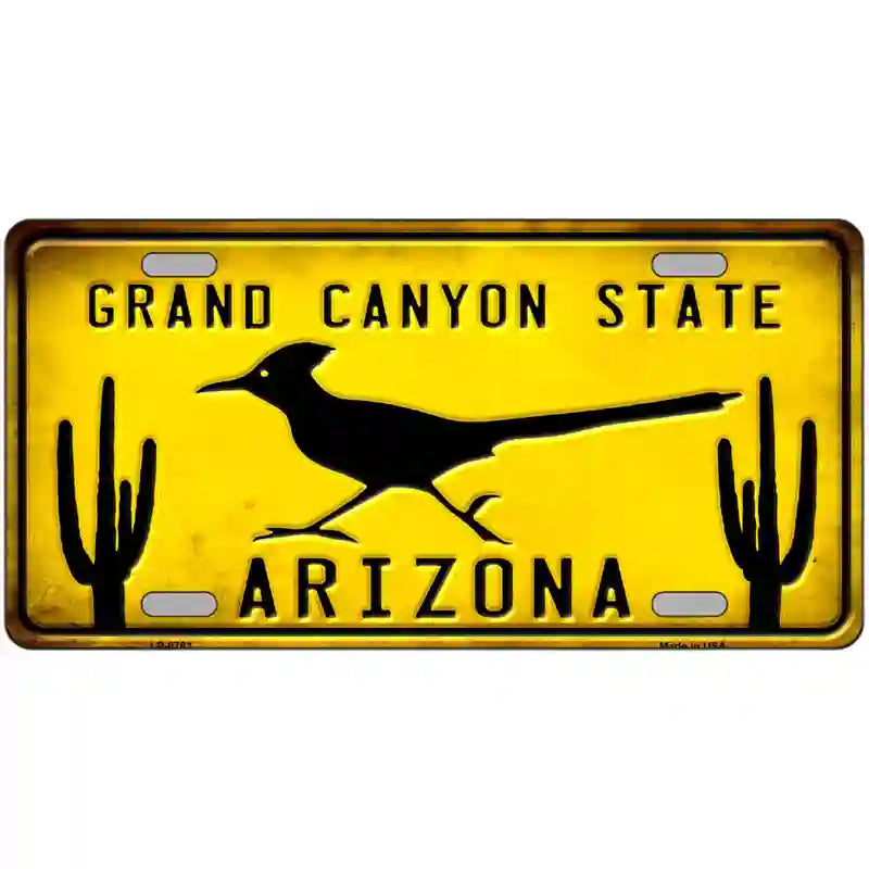 Arizona Grand Canyon State Metal Novelty License Plate 24" x 12" (LLP)