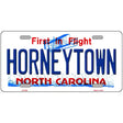 Horneytown North Carolina Metal Novelty License Plate 24" x 12" (LLP)