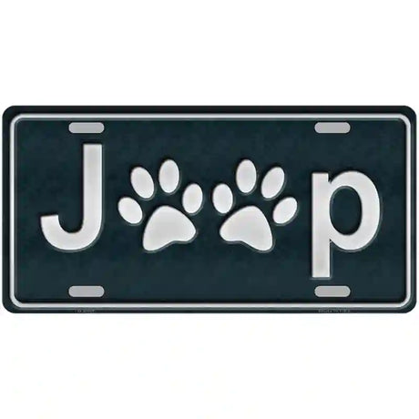 J**p Metal Novelty License Plate 24" x 12" (LLP)