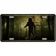 Bigfoot In The Woods Metal Novelty License Plate 24" x 12" (LLP)