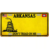 Arkansas Dont Tread On Me Metal Novelty License Plate 24" x 12" (LLP) / Yes