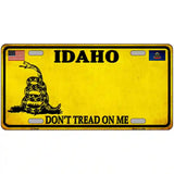 Idaho Dont Tread On Me Metal Novelty License Plate 24" x 12" (LLP) / Yes