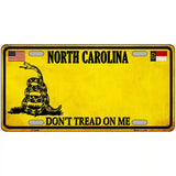 North Carolina Dont Tread On Me Metal Novelty License Plate 24" x 12" (LLP) / Yes