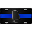 Alabama Thin Blue Line Metal Novelty License Plate 24" x 12" (LLP)