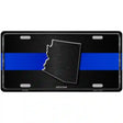 Arizona Thin Blue Line Metal Novelty License Plate 24" x 12" (LLP)