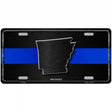 Arkansas Thin Blue Line Metal Novelty License Plate 24" x 12" (LLP)