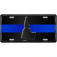 Idaho Thin Blue Line Metal Novelty License Plate 24" x 12" (LLP)