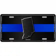 Indiana Thin Blue Line Metal Novelty License Plate 24" x 12" (LLP)