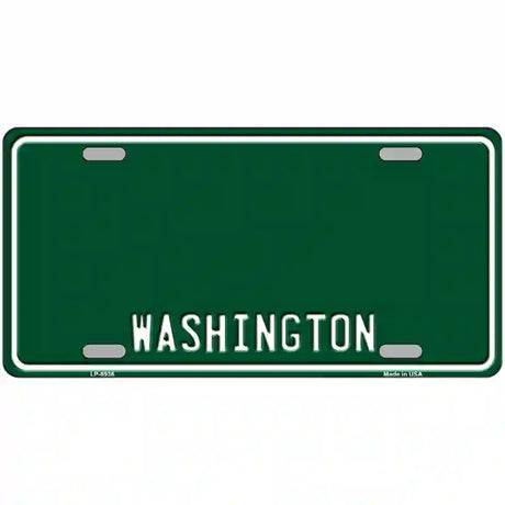 Washington Green Metal Novelty License Plate 24" x 12" (LLP) / Yes