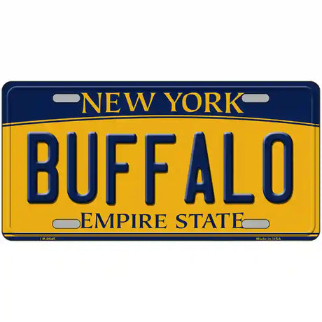 Buffalo New York Metal Novelty License Plate 24" x 12" (LLP)