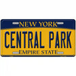 Central Park New York Metal Novelty License Plate 24" x 12" (LLP)