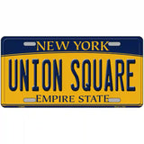 Union Square New York Metal Novelty License Plate 24" x 12" (LLP)