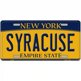 Syracuse New York Metal Novelty License Plate 24" x 12" (LLP)